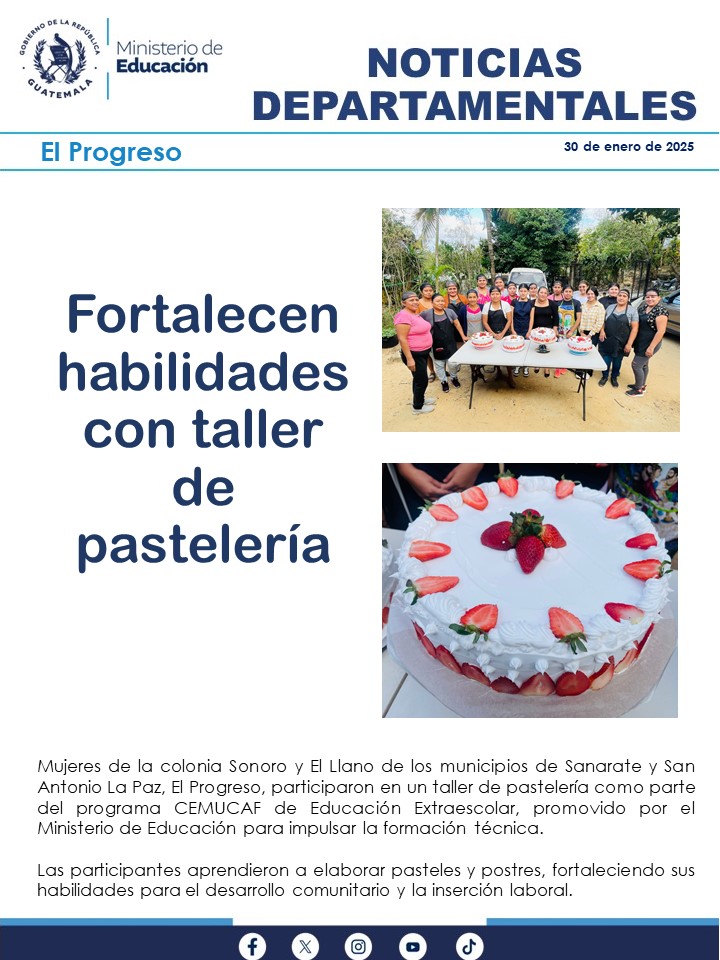 Noticias Departamentales Mineduc