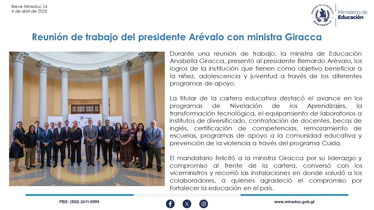 Noticias Institucionales Mineduc