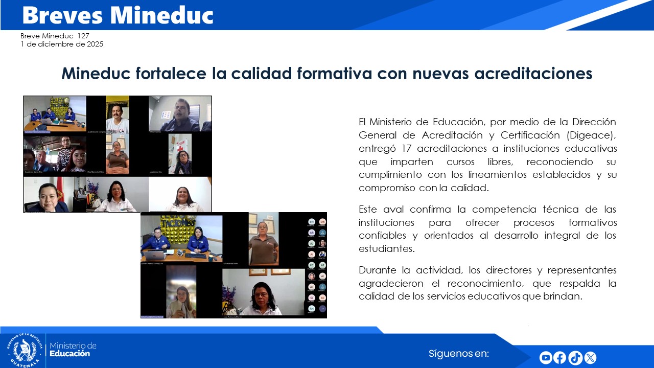 Noticias Institucionales Mineduc