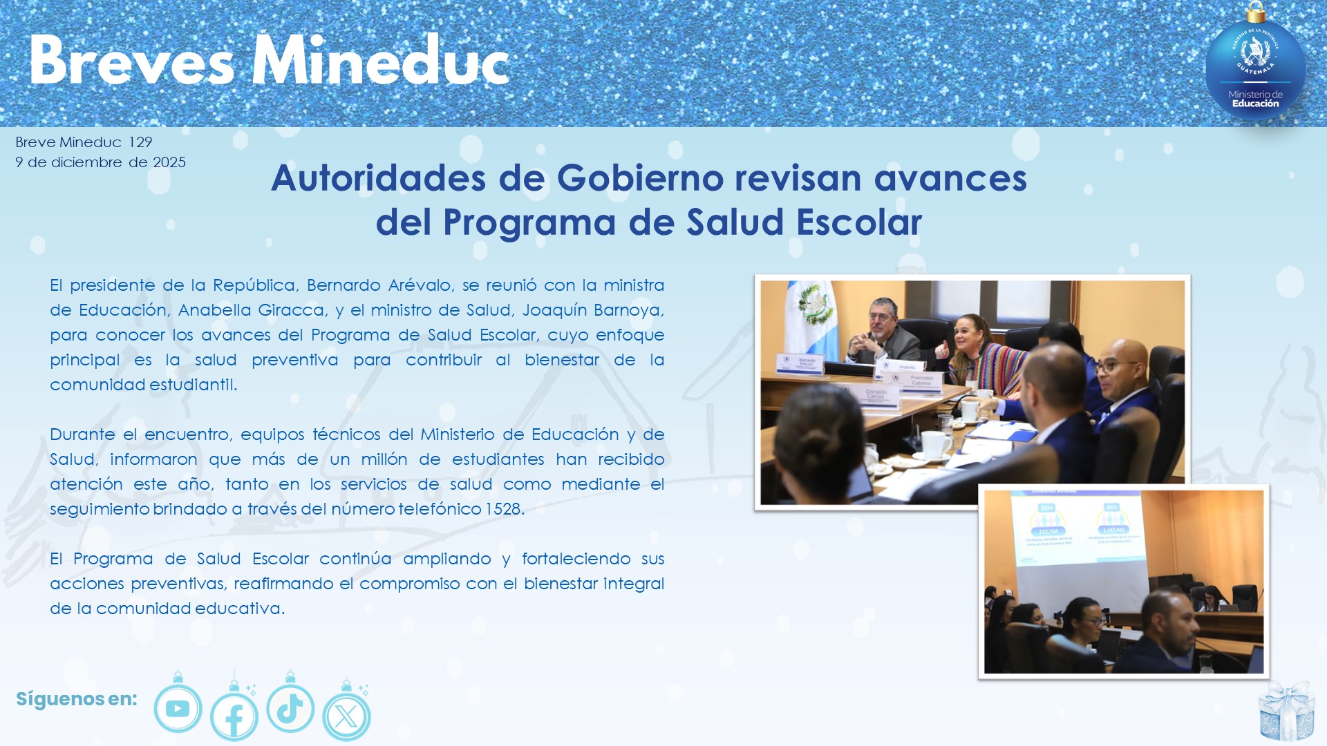 Noticias Institucionales Mineduc