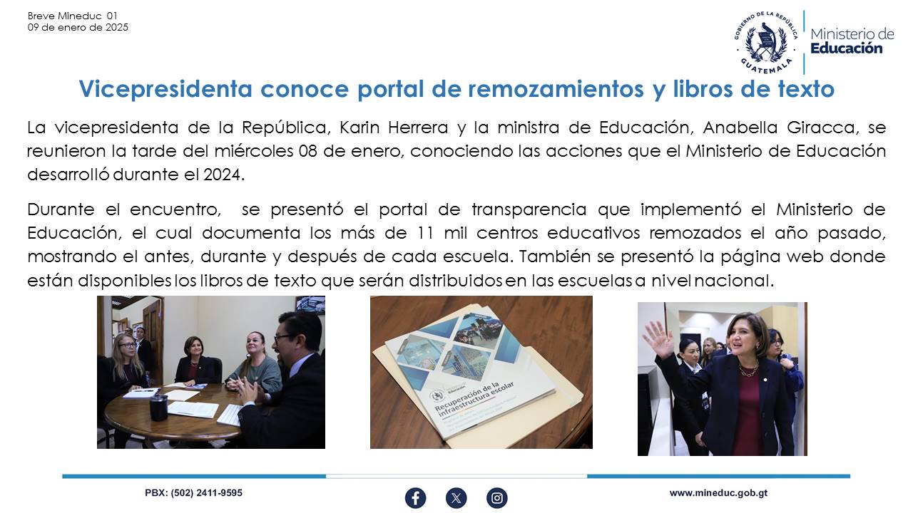 Noticias Institucionales Mineduc