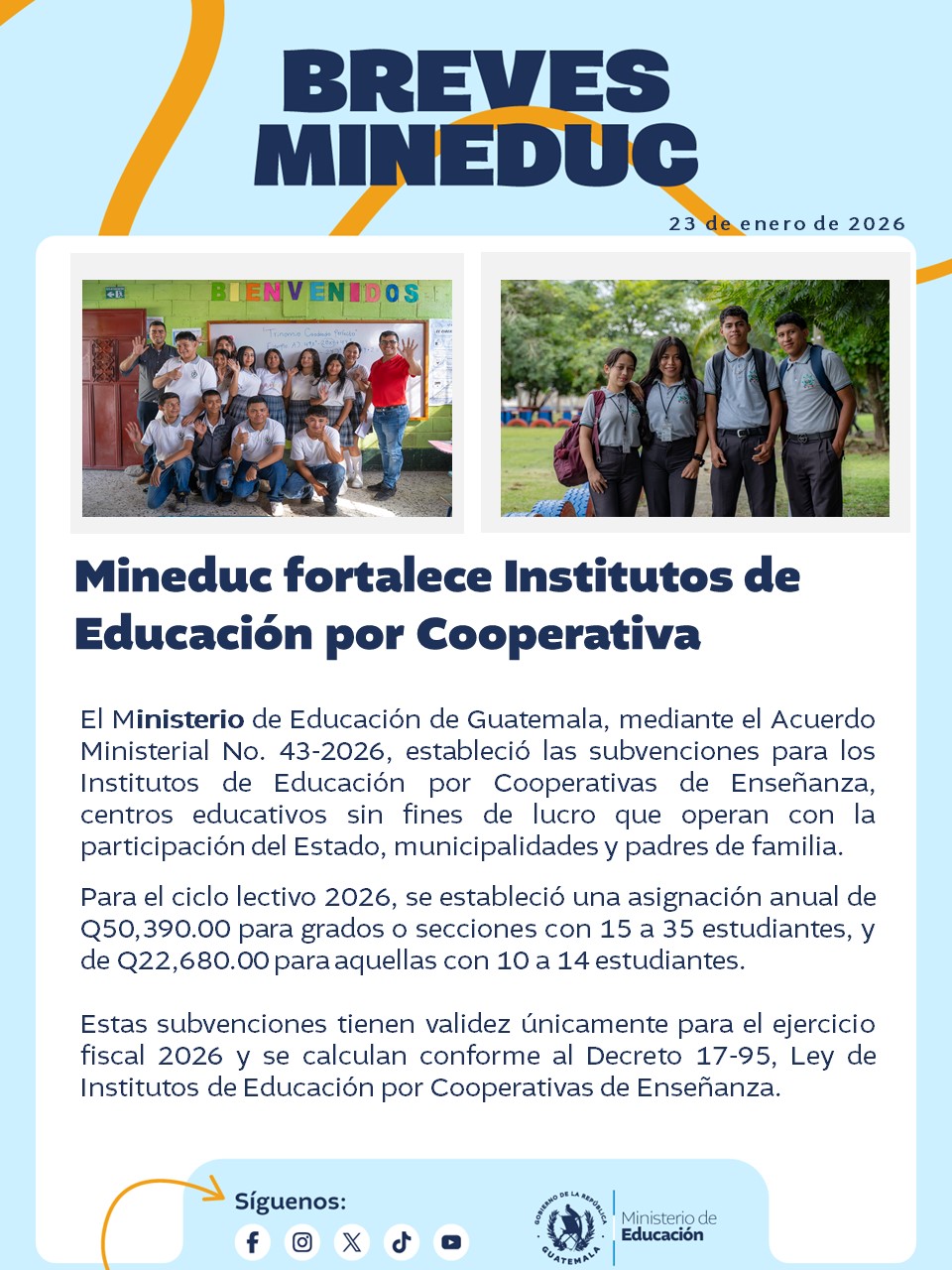 Noticias Institucionales Mineduc
