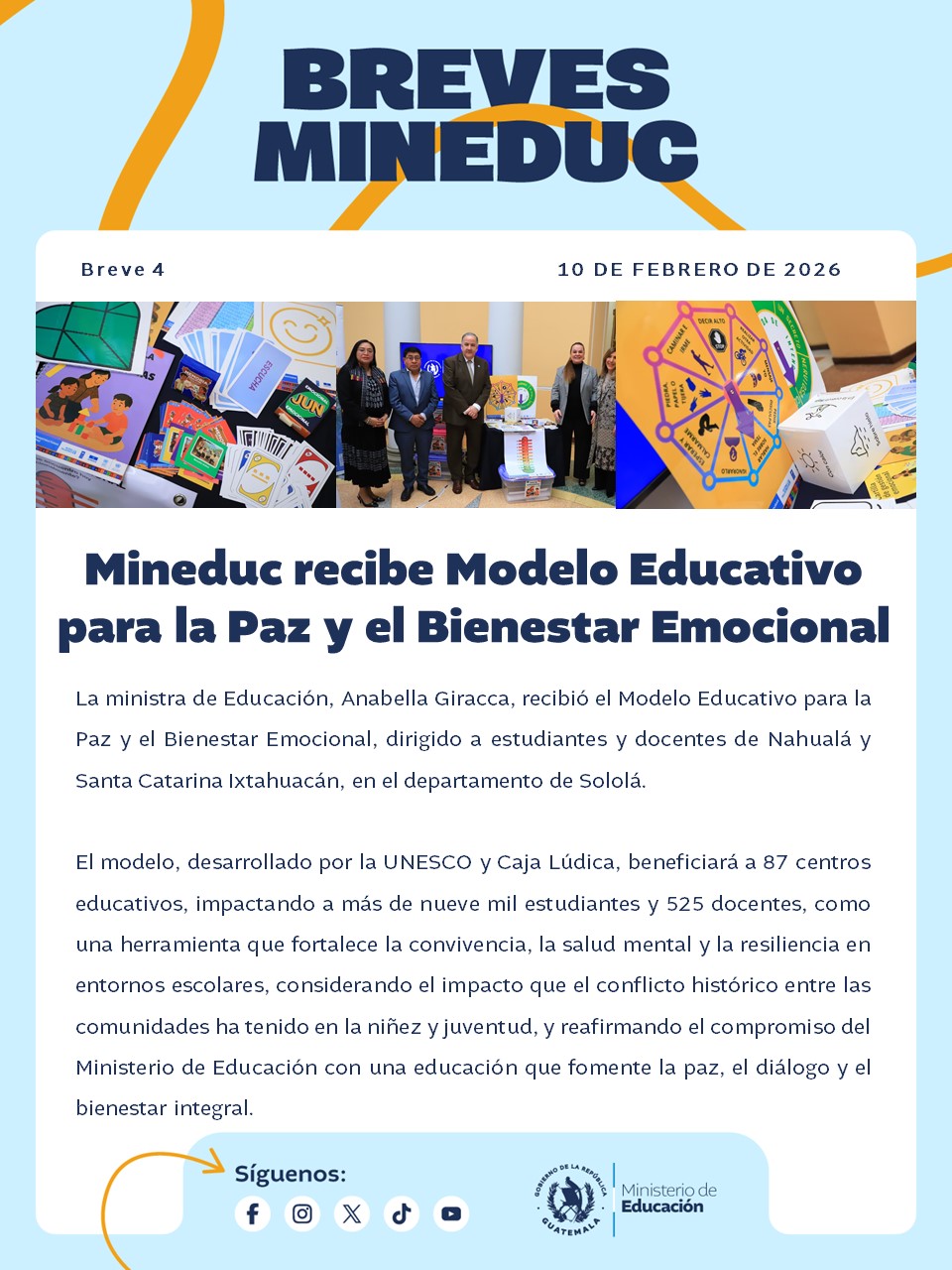 Noticias Institucionales Mineduc