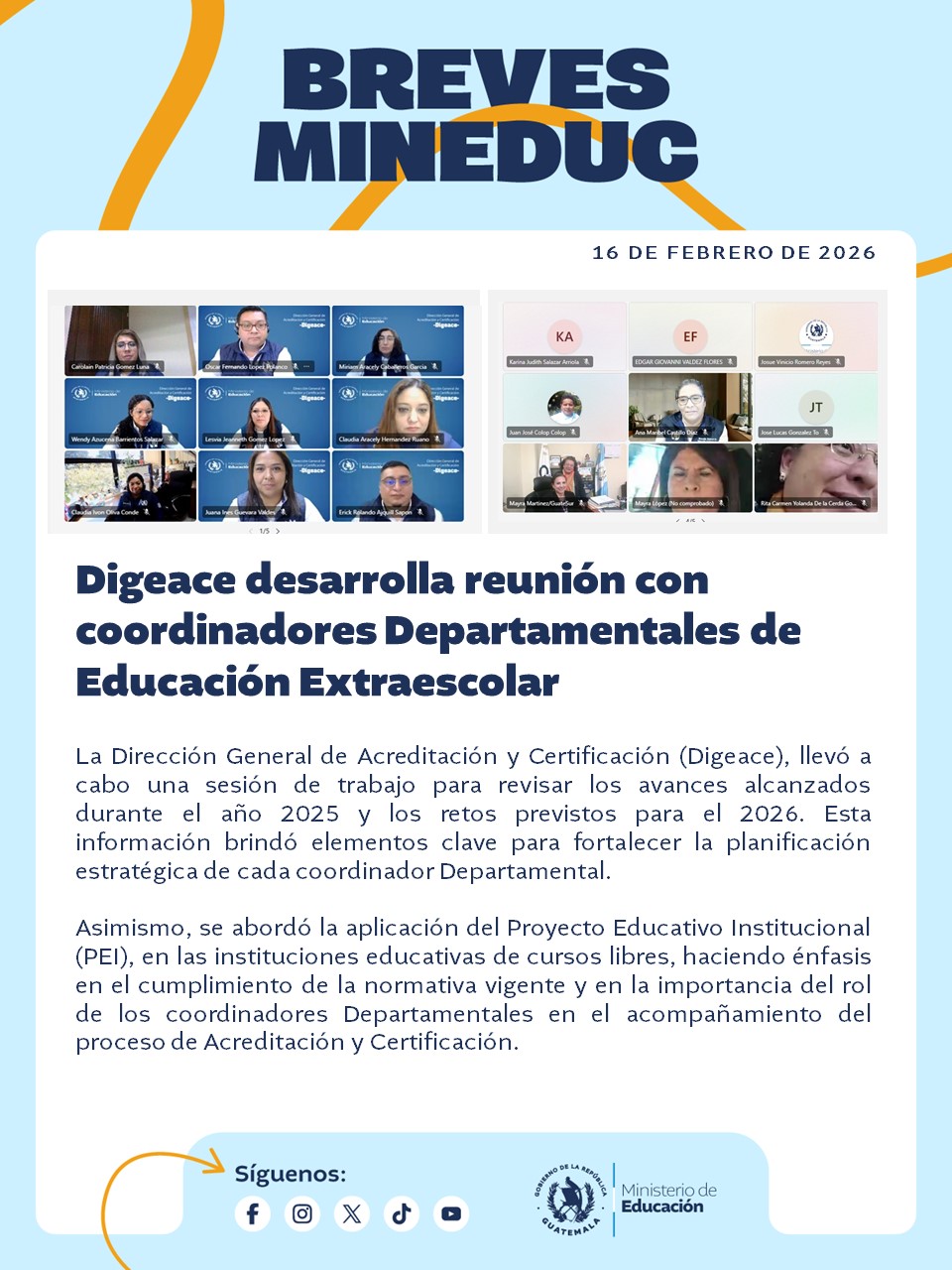 Noticias Institucionales Mineduc