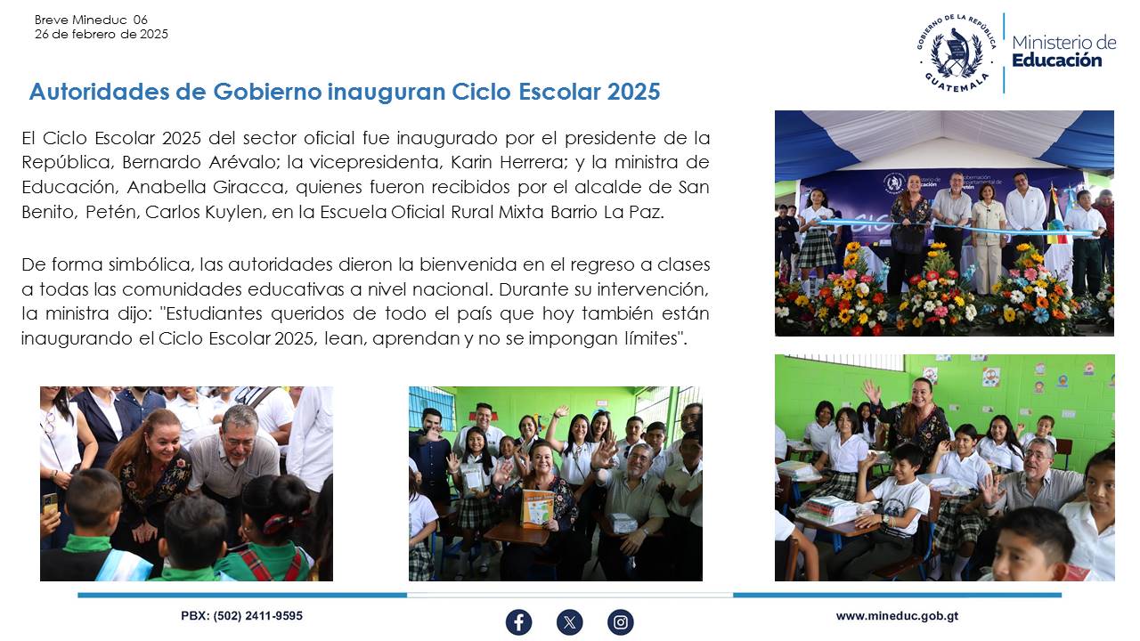 Noticias Institucionales Mineduc