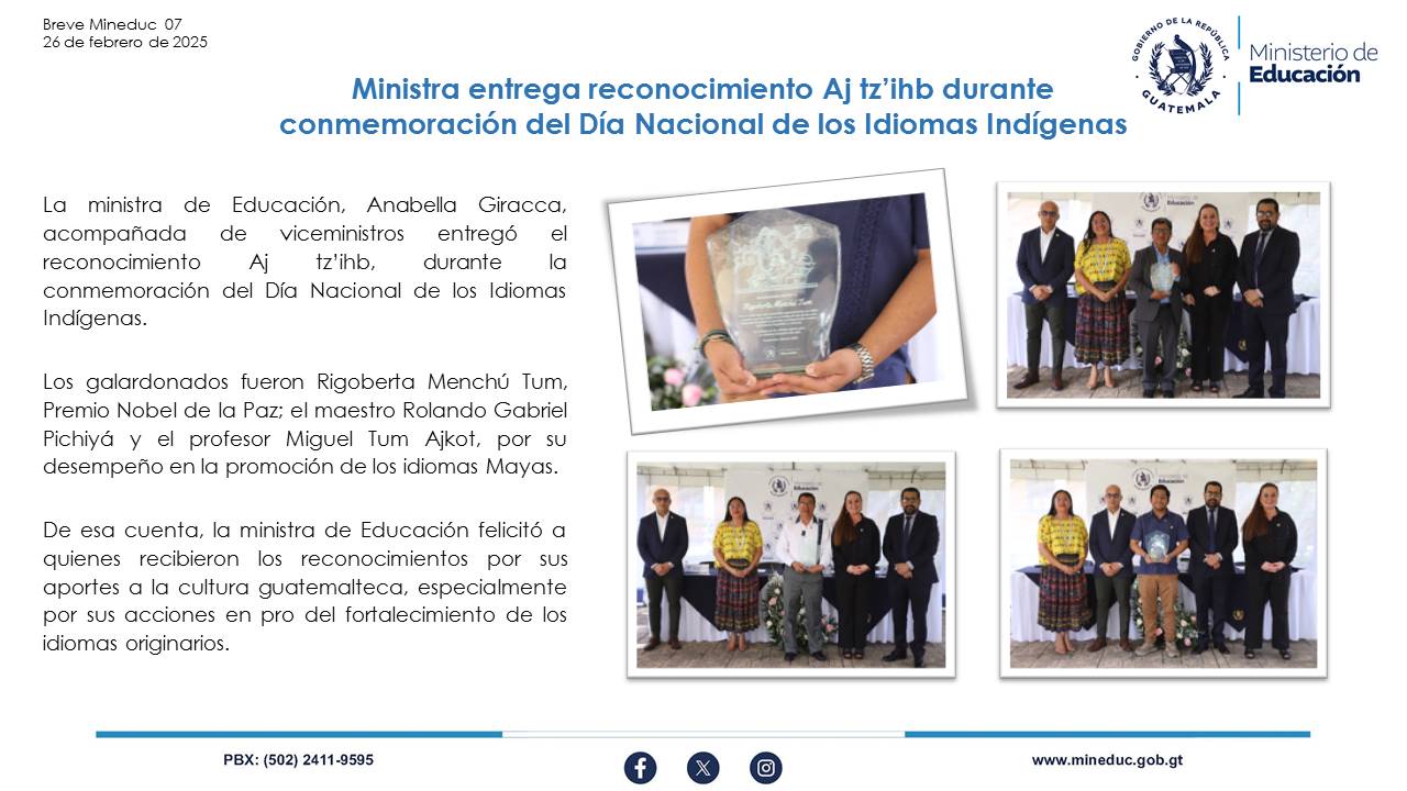 Noticias Institucionales Mineduc