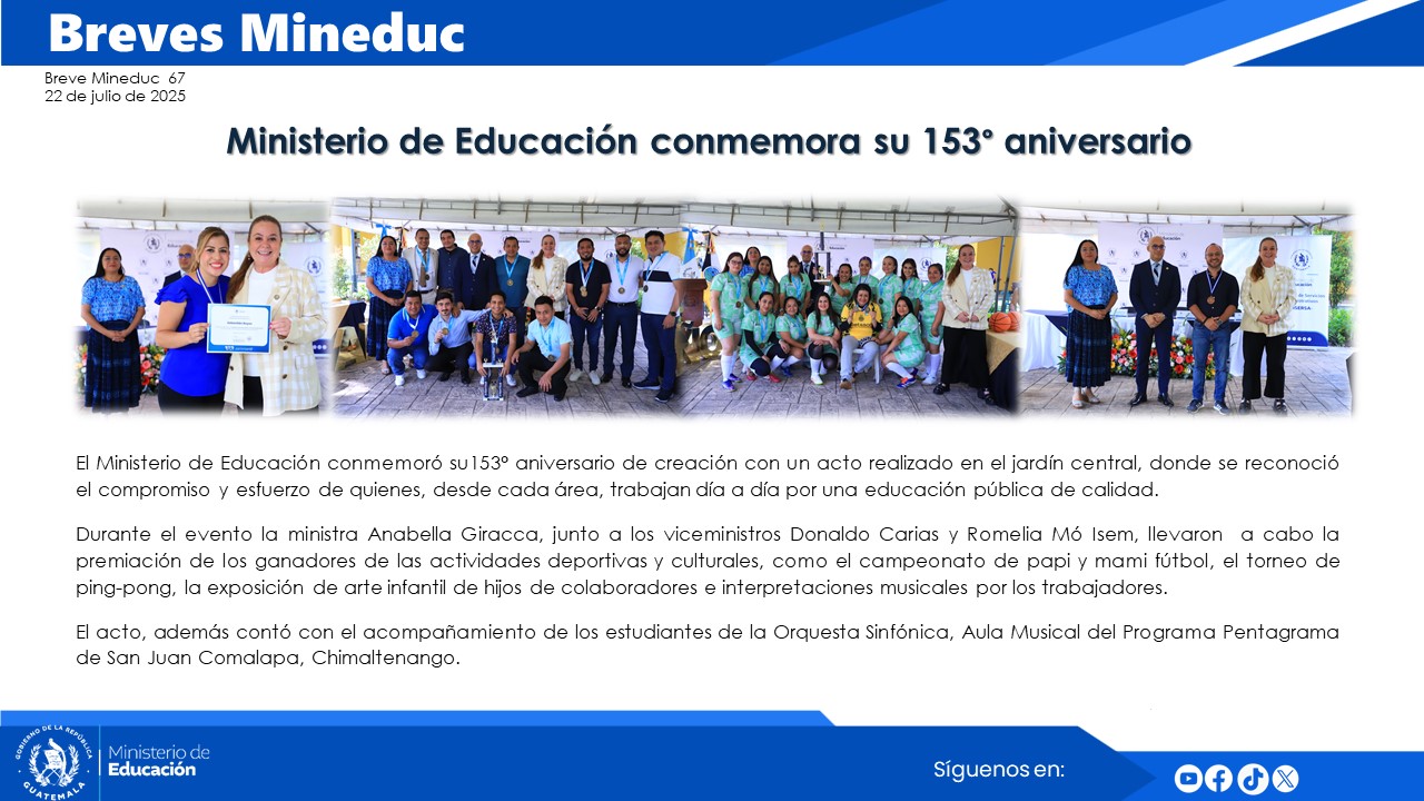 Noticias Institucionales Mineduc