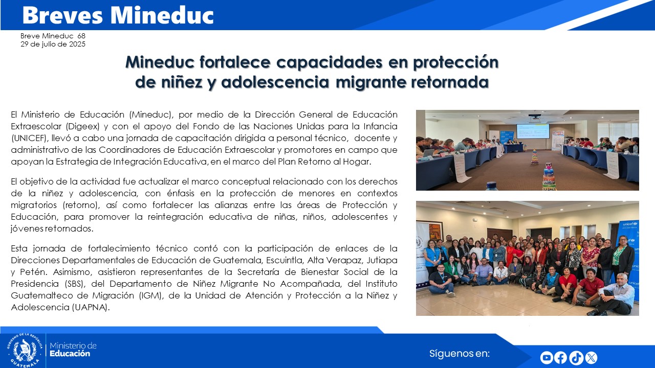 Noticias Institucionales Mineduc