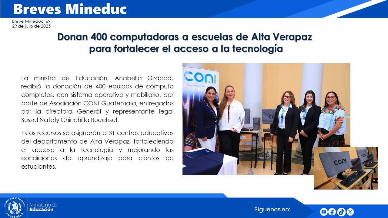 Noticias Institucionales Mineduc