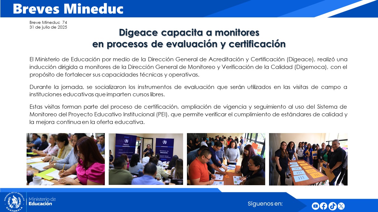 Noticias Institucionales Mineduc