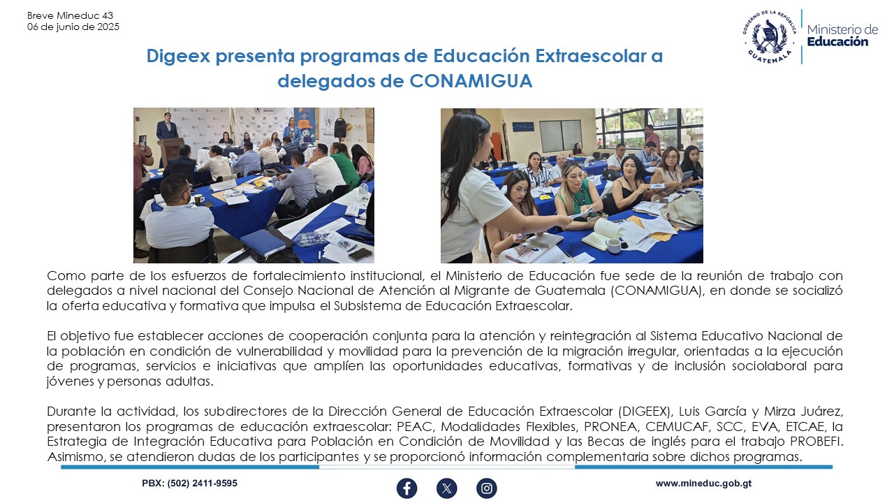 Noticias Institucionales Mineduc