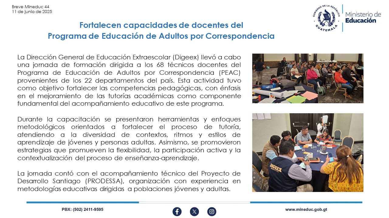Noticias Institucionales Mineduc