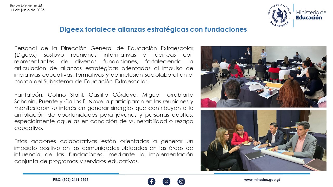Noticias Institucionales Mineduc