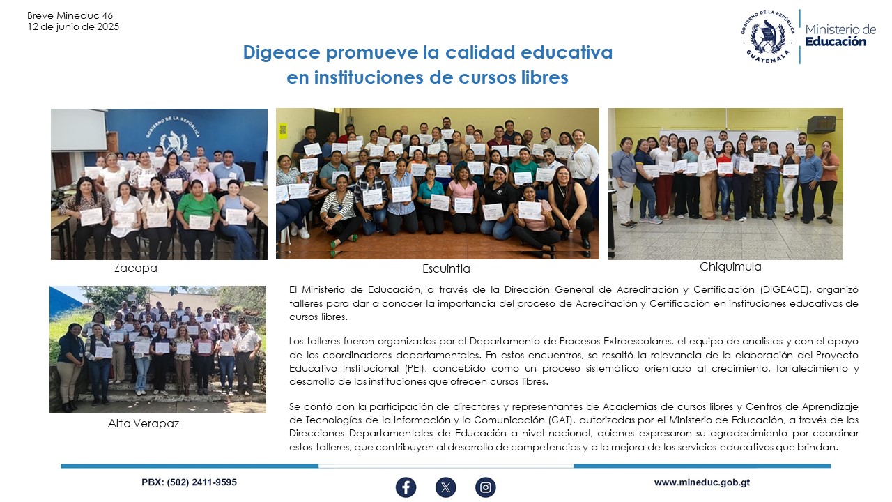 Noticias Institucionales Mineduc