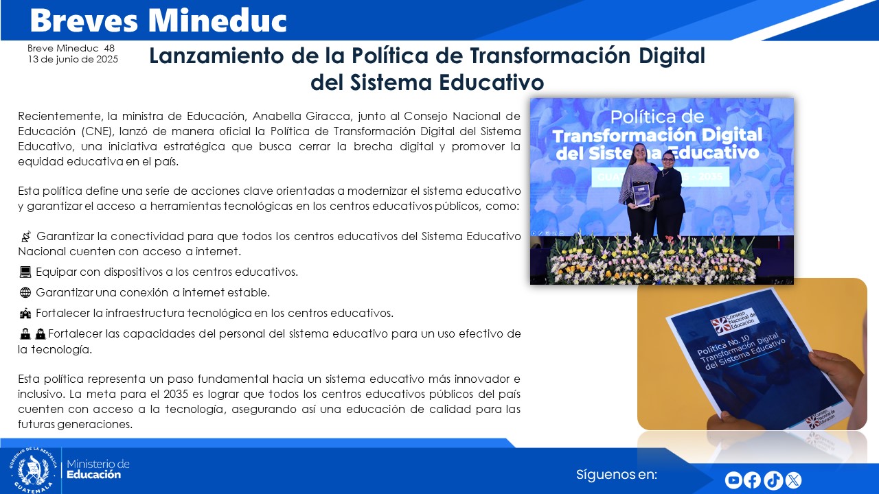 Noticias Institucionales Mineduc