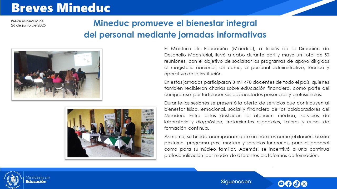 Noticias Institucionales Mineduc
