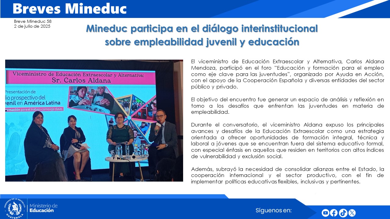 Noticias Institucionales Mineduc