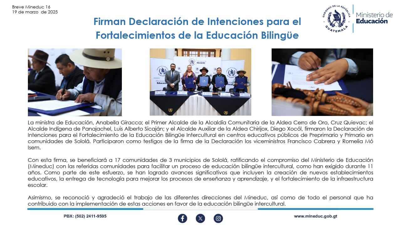 Noticias Institucionales Mineduc