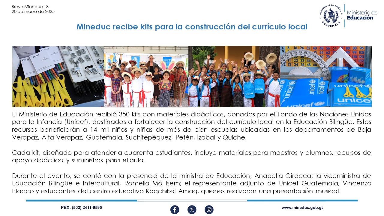 Noticias Institucionales Mineduc