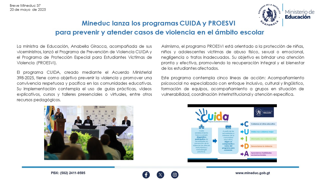 Noticias Institucionales Mineduc