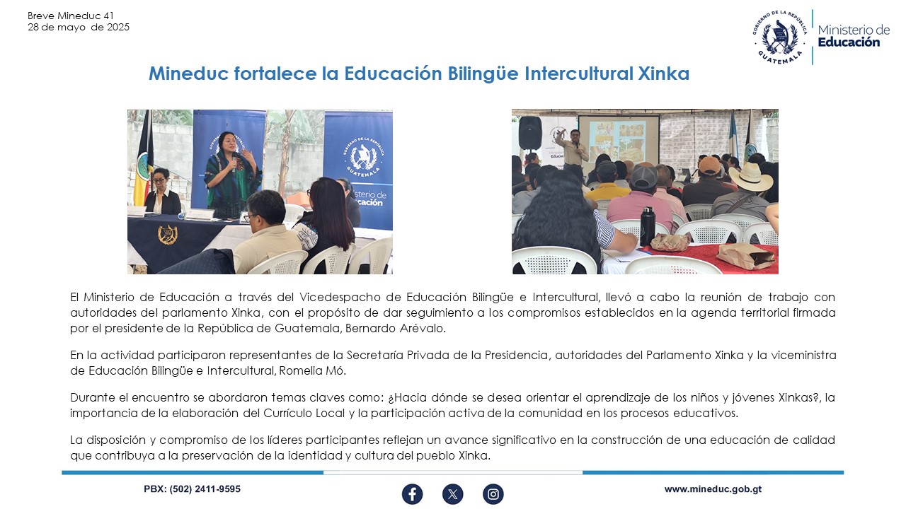 Noticias Institucionales Mineduc