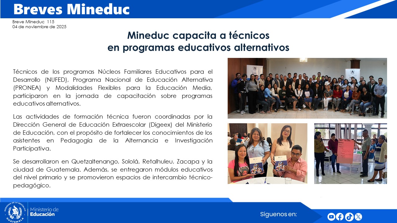 Noticias Institucionales Mineduc
