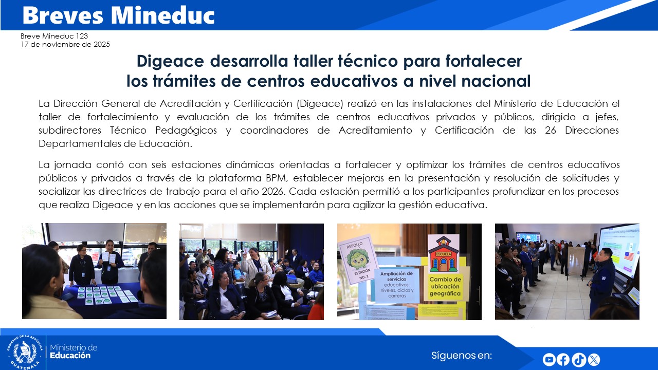 Noticias Institucionales Mineduc