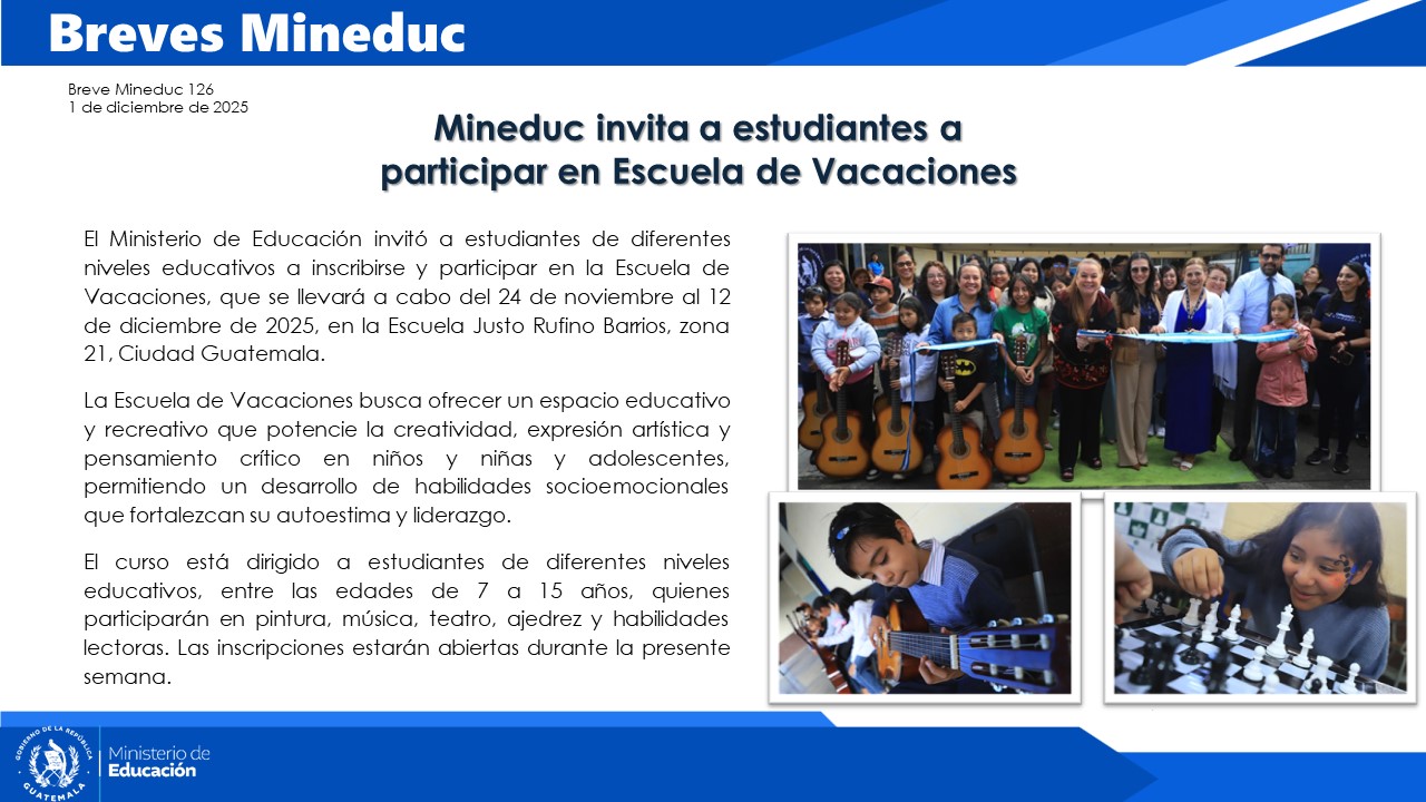 Noticias Institucionales Mineduc