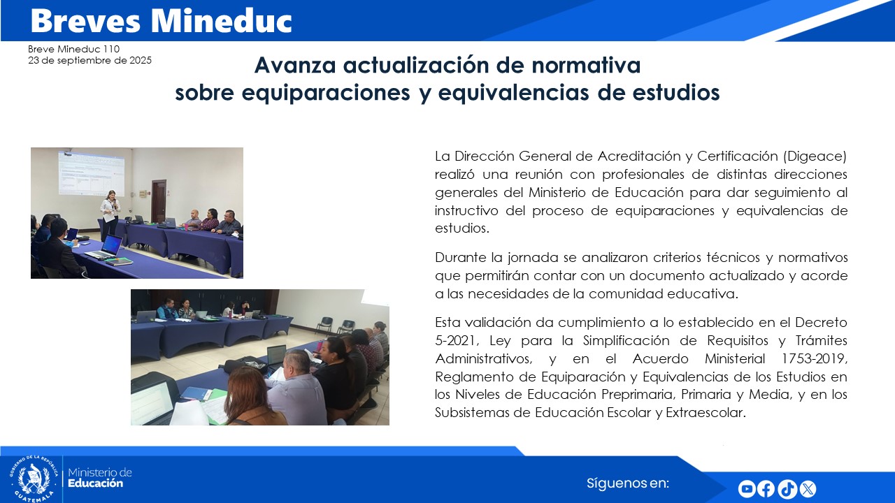 Noticias Institucionales Mineduc