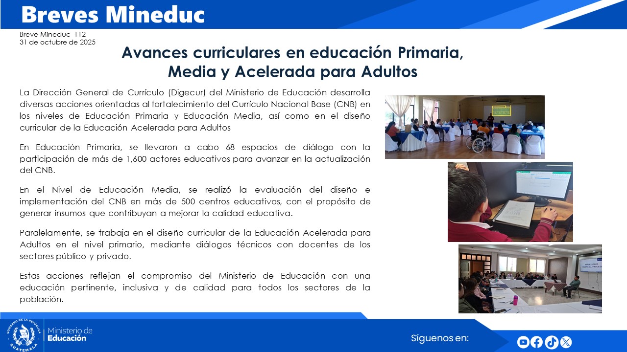Noticias Institucionales Mineduc