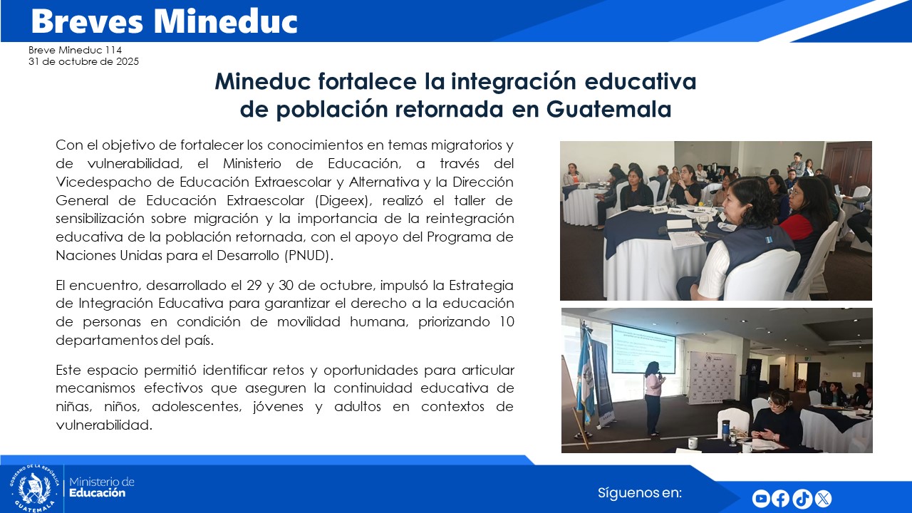 Noticias Institucionales Mineduc