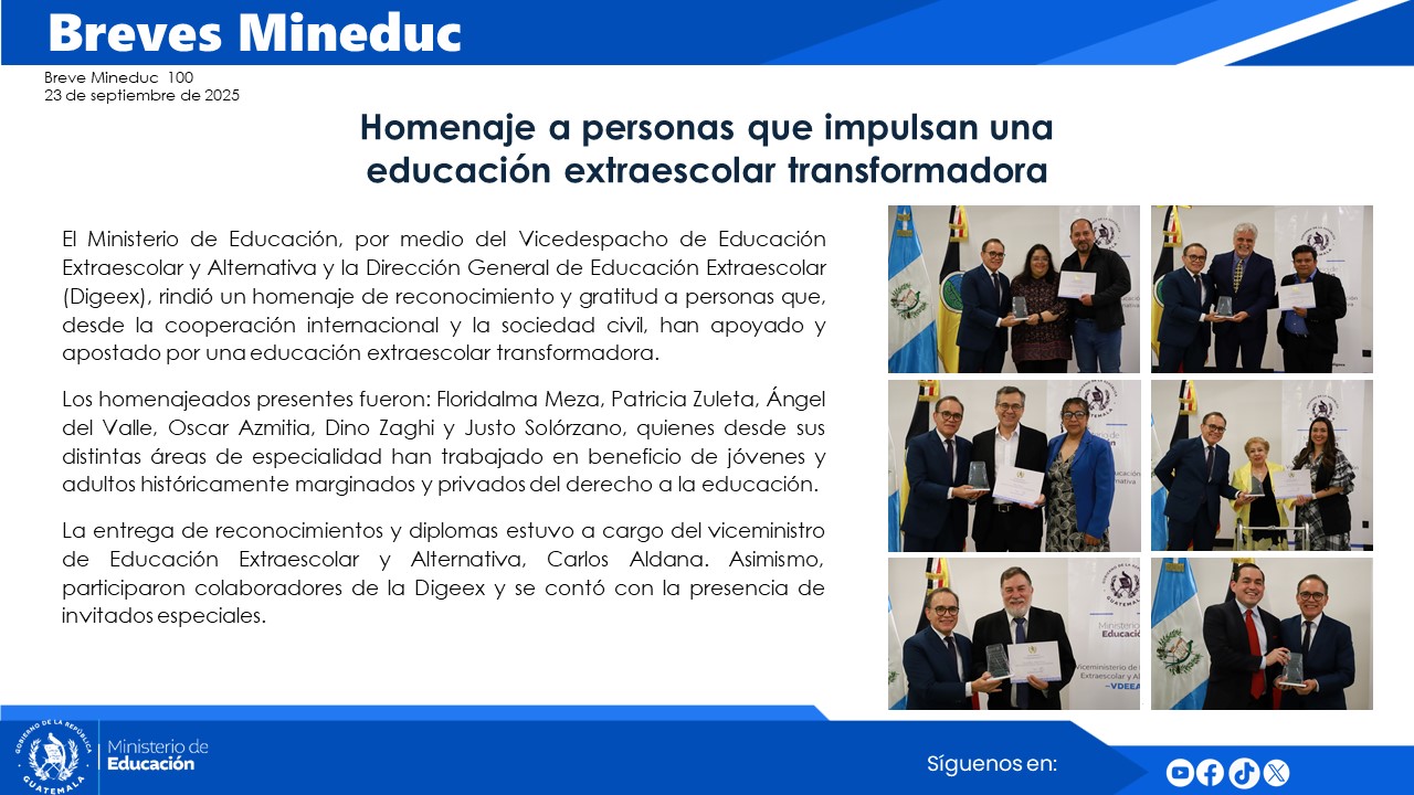 Noticias Institucionales Mineduc