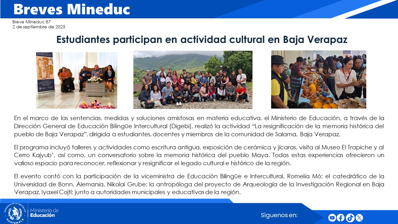Noticias Institucionales Mineduc