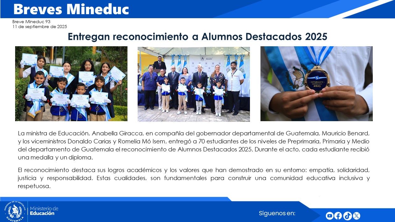 Noticias Institucionales Mineduc