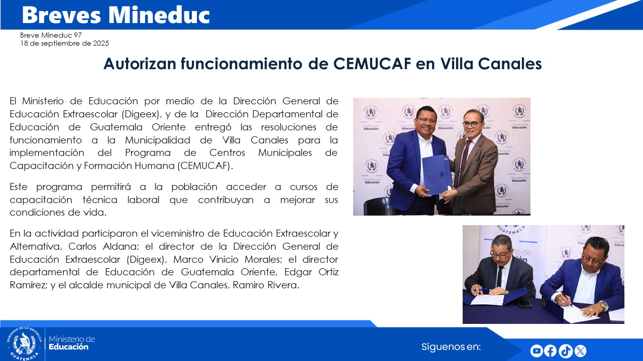 Noticias Institucionales Mineduc